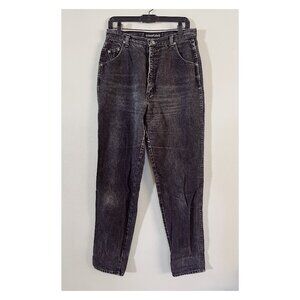 VTG Wrangler Silver Lake Sz 31x33 Western Bareback Black Wash Jeans Made in USA